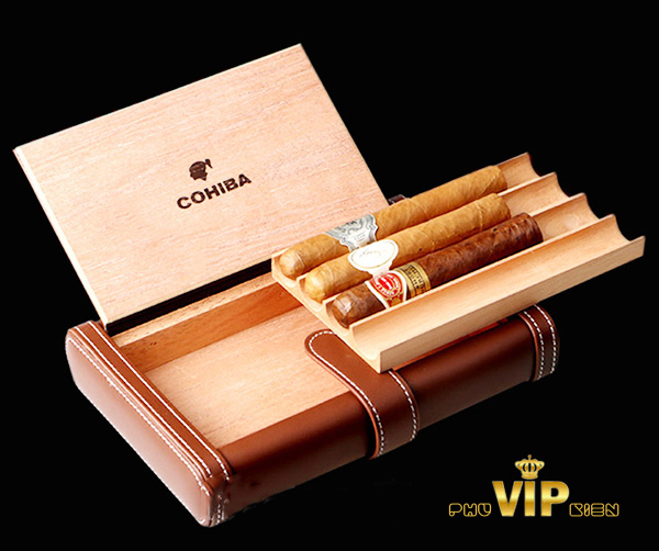 Bao da đựng xì gà 4 điếu Cohiba 6306