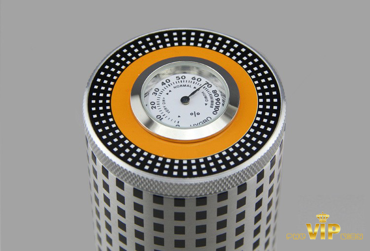 Ống đựng xì gà 4 điếu có đồng hồ Cohiba HB 030