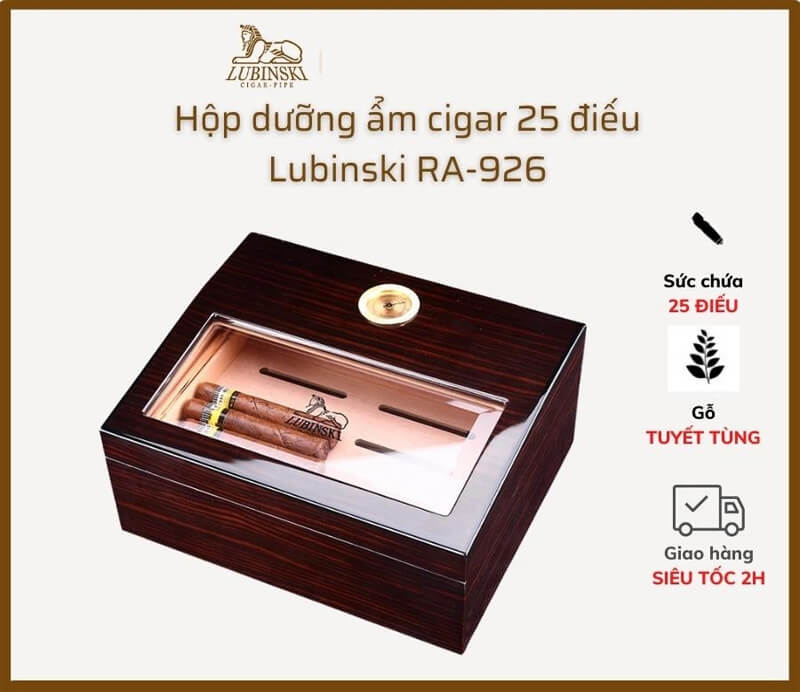 Hộp bảo quản xì gà Lubinski RA926