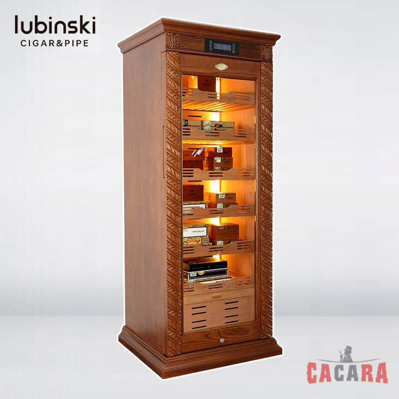 Tủ xì gà gỗ tuyết tùng Lubinski LB1809G